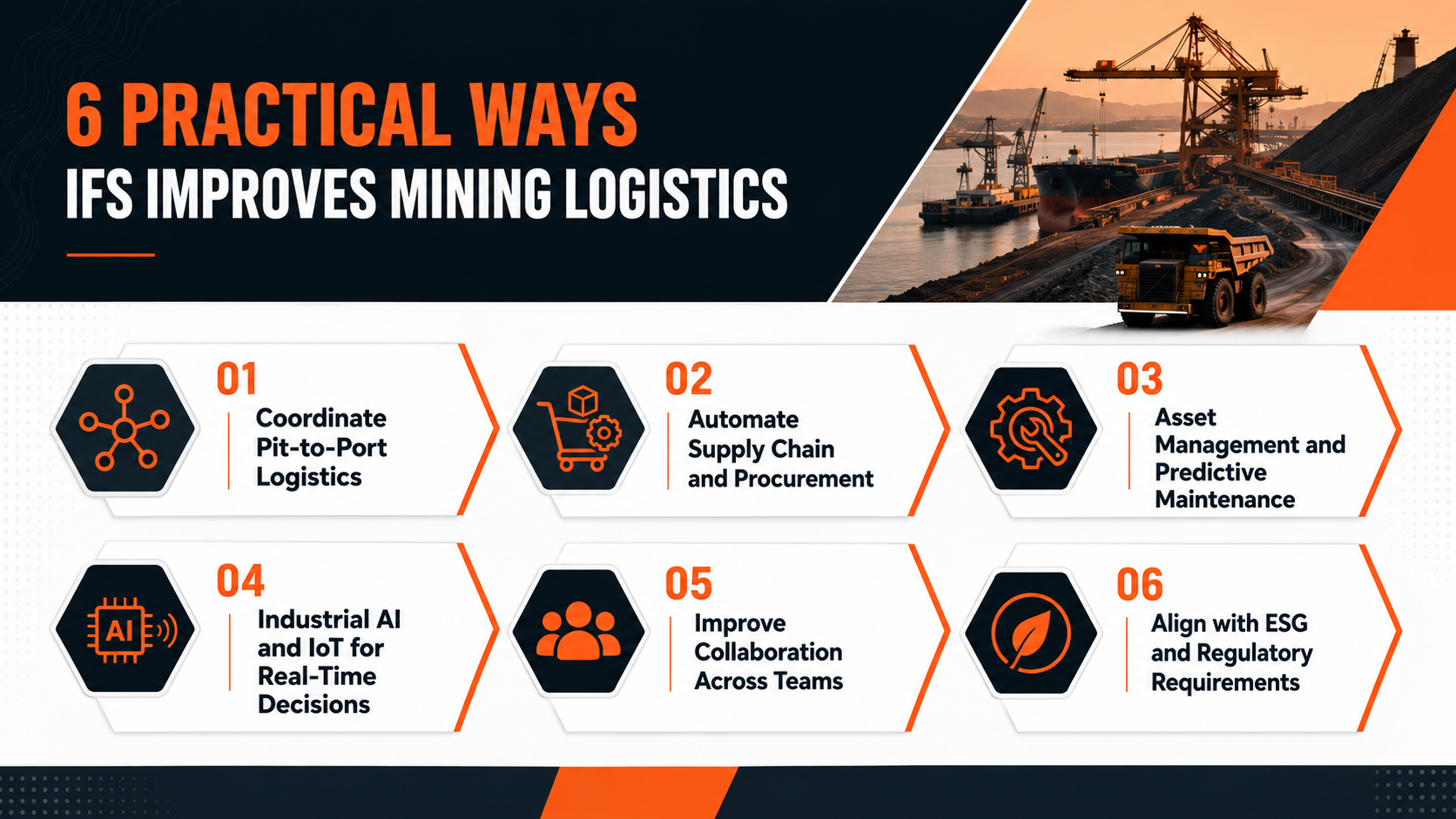 6 Practical Ways IFS Improves Mining Logistics