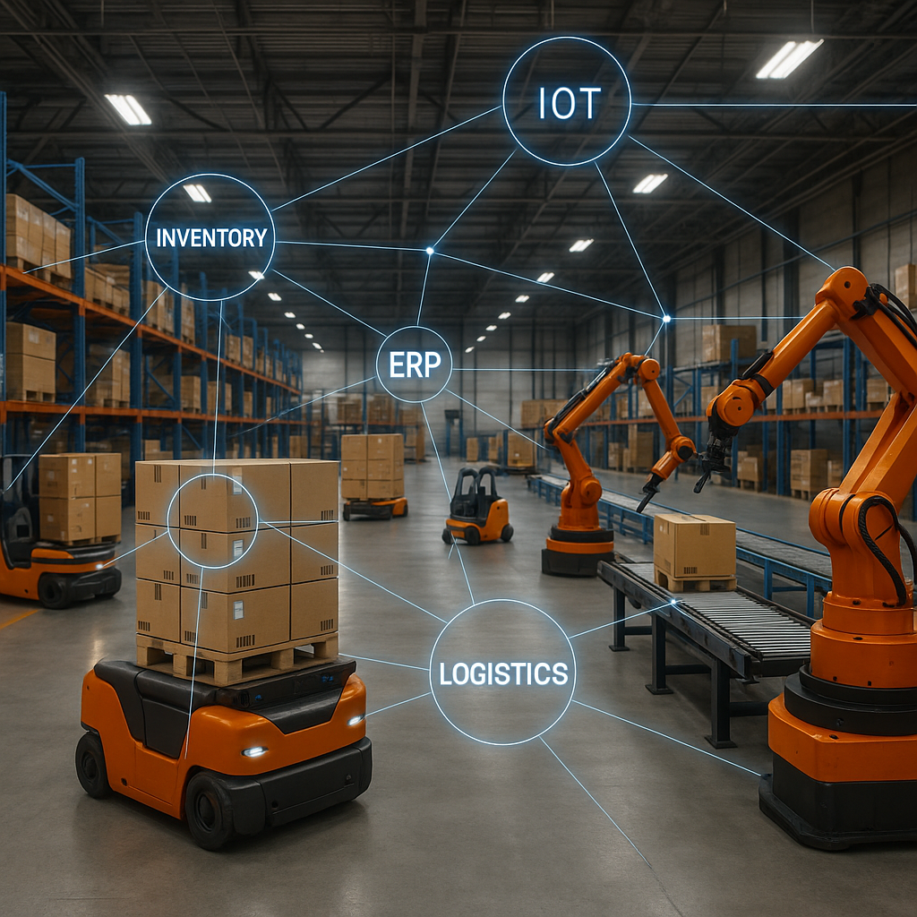 iot integration erp manufacturing