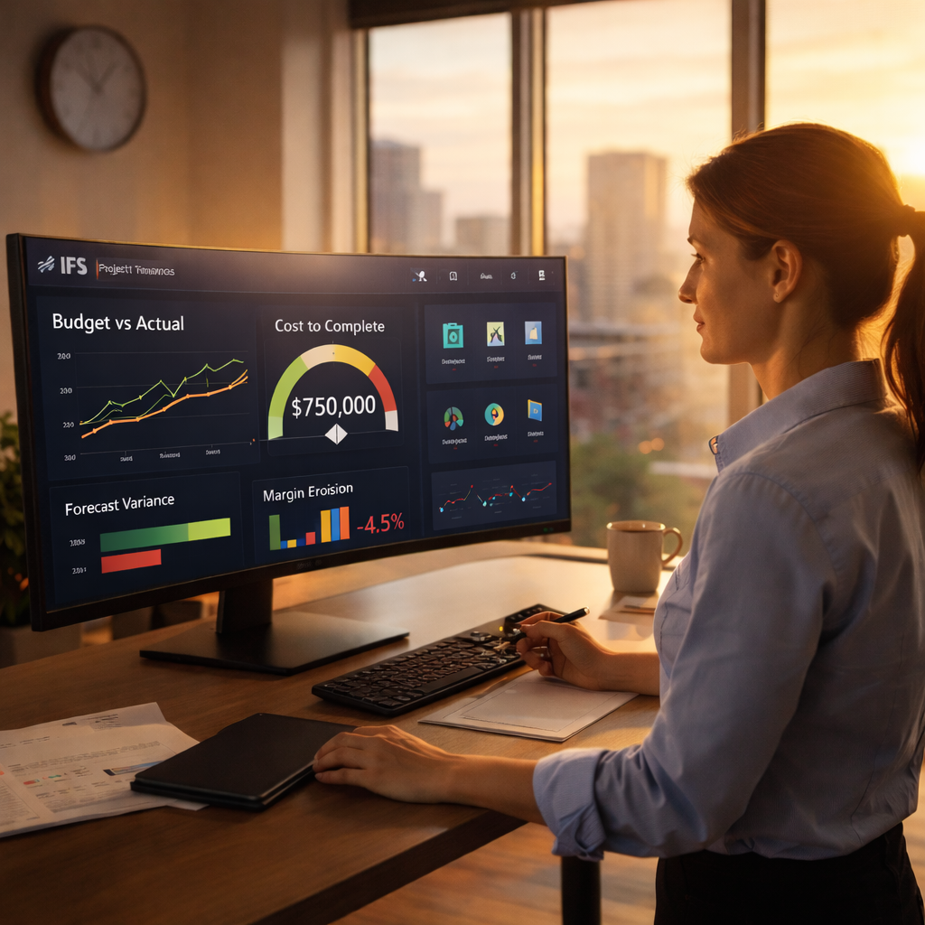 Building a Project Costing Dashboard in IFS for Real-Time Budget and Forecast Control